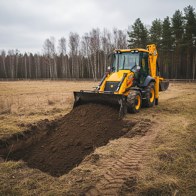 Засыпка ям и траншей