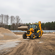 Перенос сыпучих стройматериалов